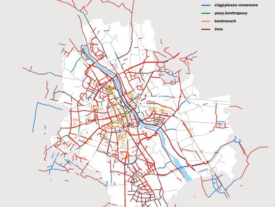 Aktualizacja Rowerowej Mapy Warszawy