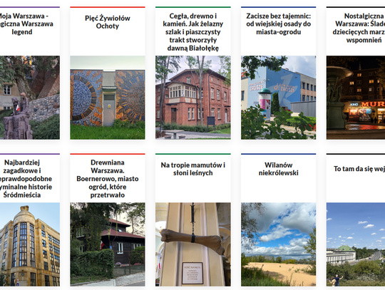 Gdzie na spacer po Warszawie? Mieszkańcy wybierają najciekawszą trasę