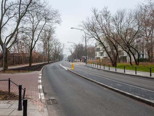 Nowy asfalt i chodniki na ulicy Potockiej