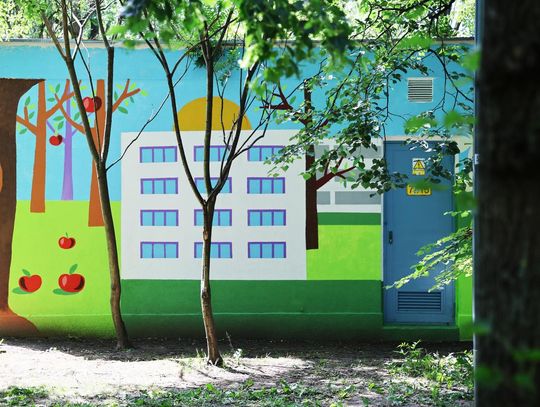 Nowy mural w Parku Sady Żoliborskie