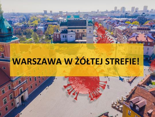 Od soboty wraca obowiązek zasłaniania ust i nosa w przestrzeni publicznej. Warszawa w żółtej strefie