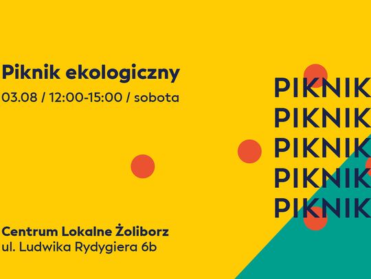 Piknik ekologiczny w Centrum Lokalnym Żoliborz