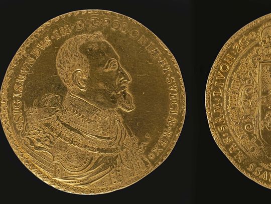 Unikatowa złota moneta w kolekcji muzeum na Żoliborzu