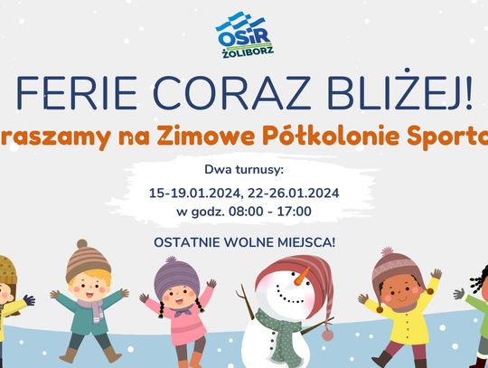 Zimowe półkolonie sportowe w OSIR Żoliborz