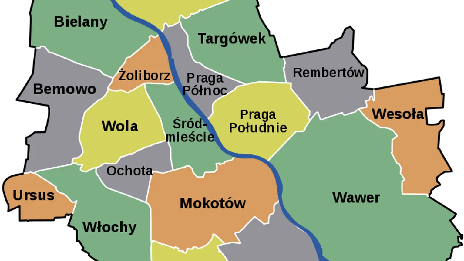 Ranking dzielnic Warszawy - gdzie żyje się najlepiej?