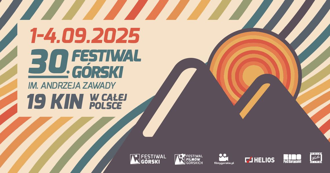 30. Festiwal Górski im. Andrzeja Zawady – cztery dni filmów, emocji i górskich opowieści