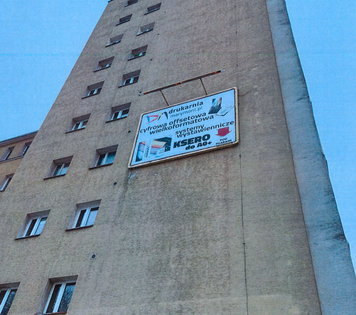 Billboard przy Słowackiego pod lupą Billboard przy Słowackiego pod lupą