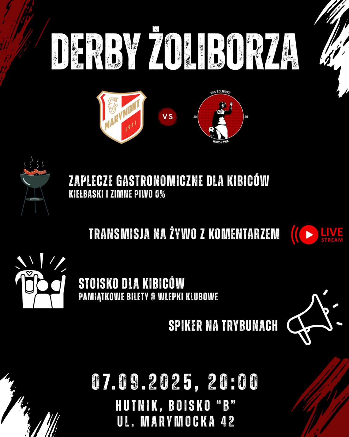 Derby Żoliborza już w niedzielę! KP Marymont kontra KKS Żoliborz – czas na lokalne piłkarskie święto