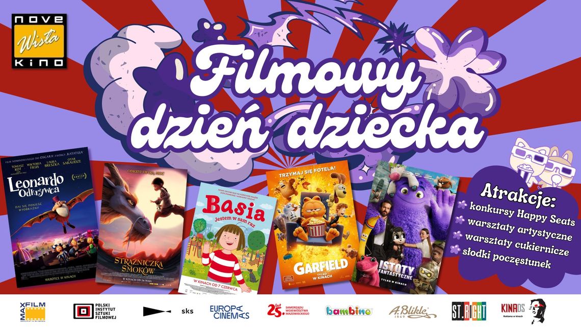 Filmowy Dzień Dziecka w kinie Wisła!