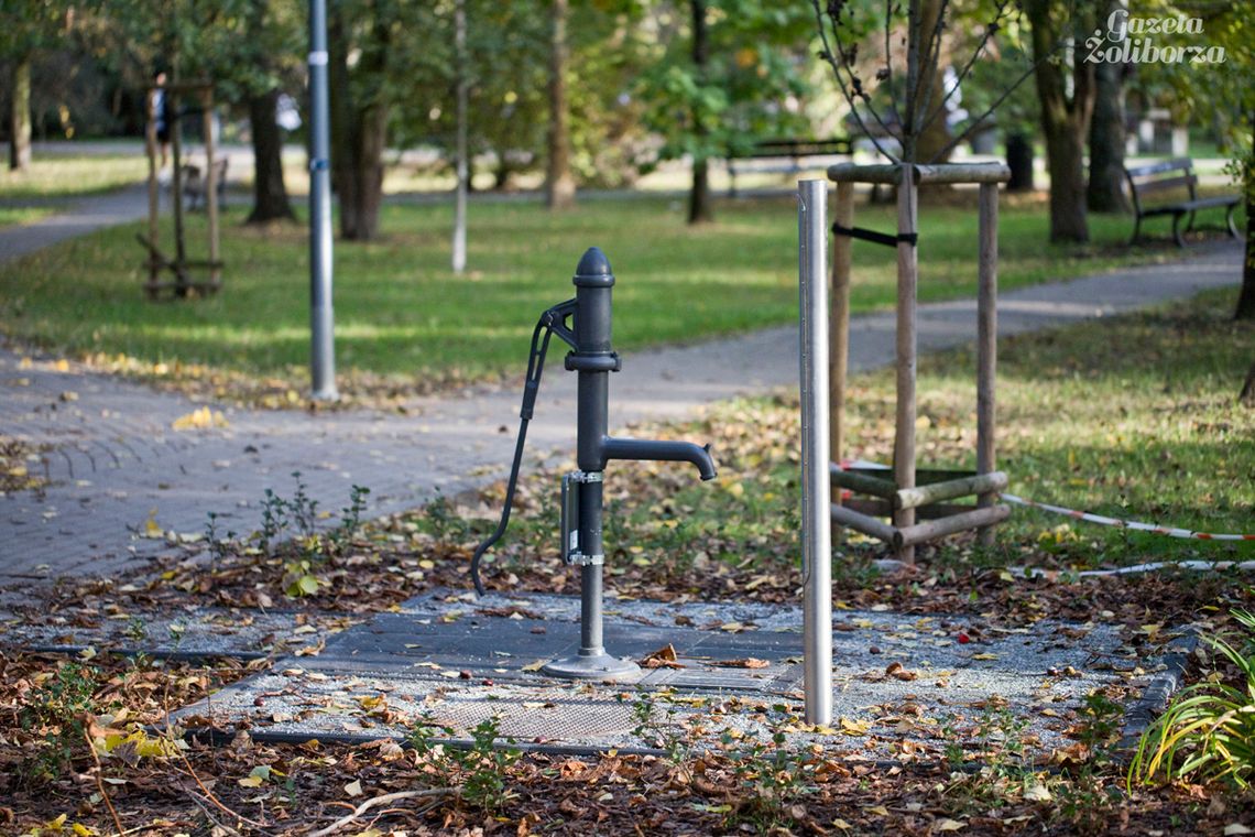 Koniec z szambowozami na Sadach Żoliborskich? Park otrzymał dwie studnie abisyńskie