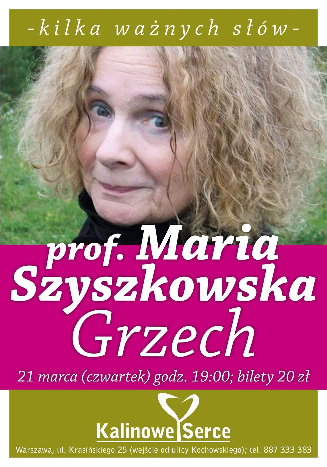 Profesor Maria Szyszkowska opowie o... grzechu!