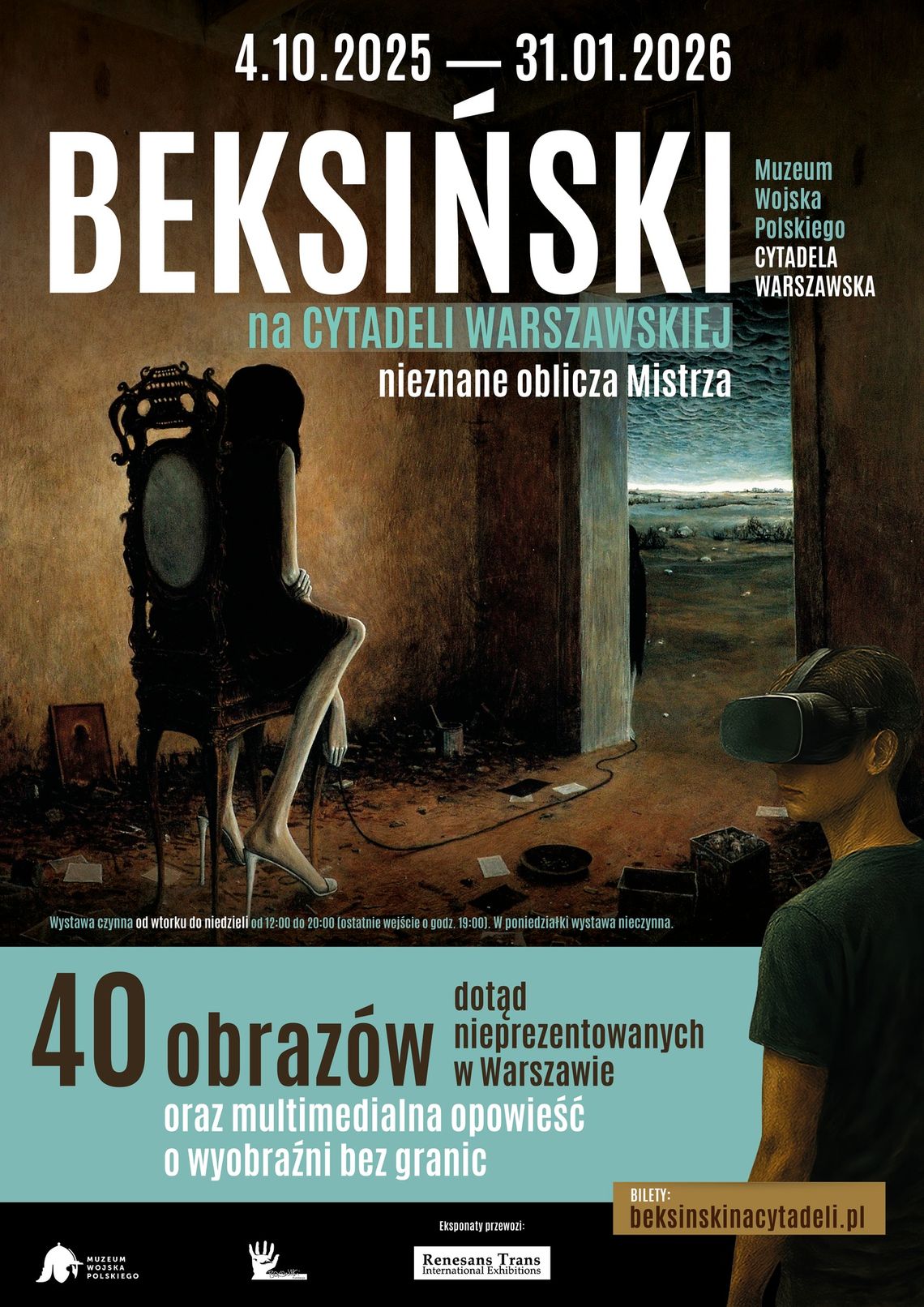 Nie tylko militaria – Beksiński w Cytadeli