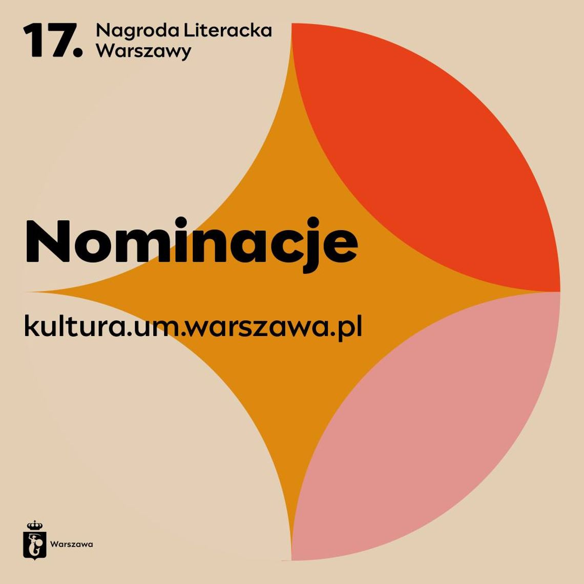Nominacje do 17. Nagrody Literackiej m.st. Warszawy