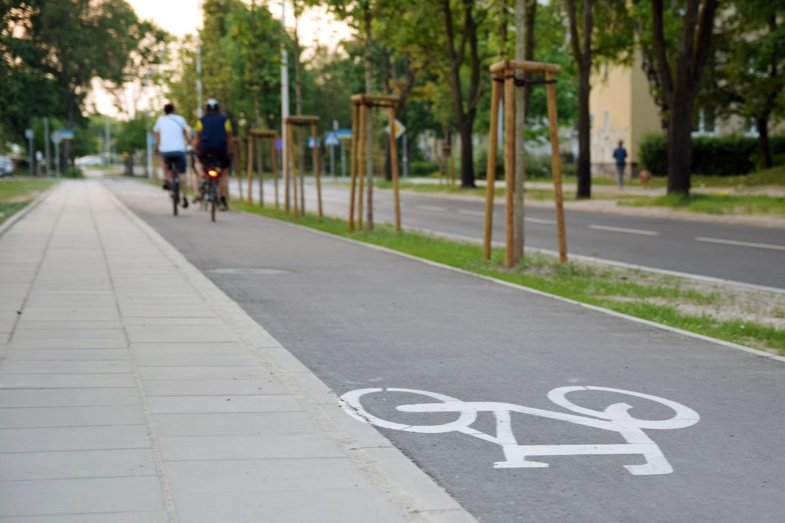Nowe drogi dla rowerów na Wrzecionie i Młocinach