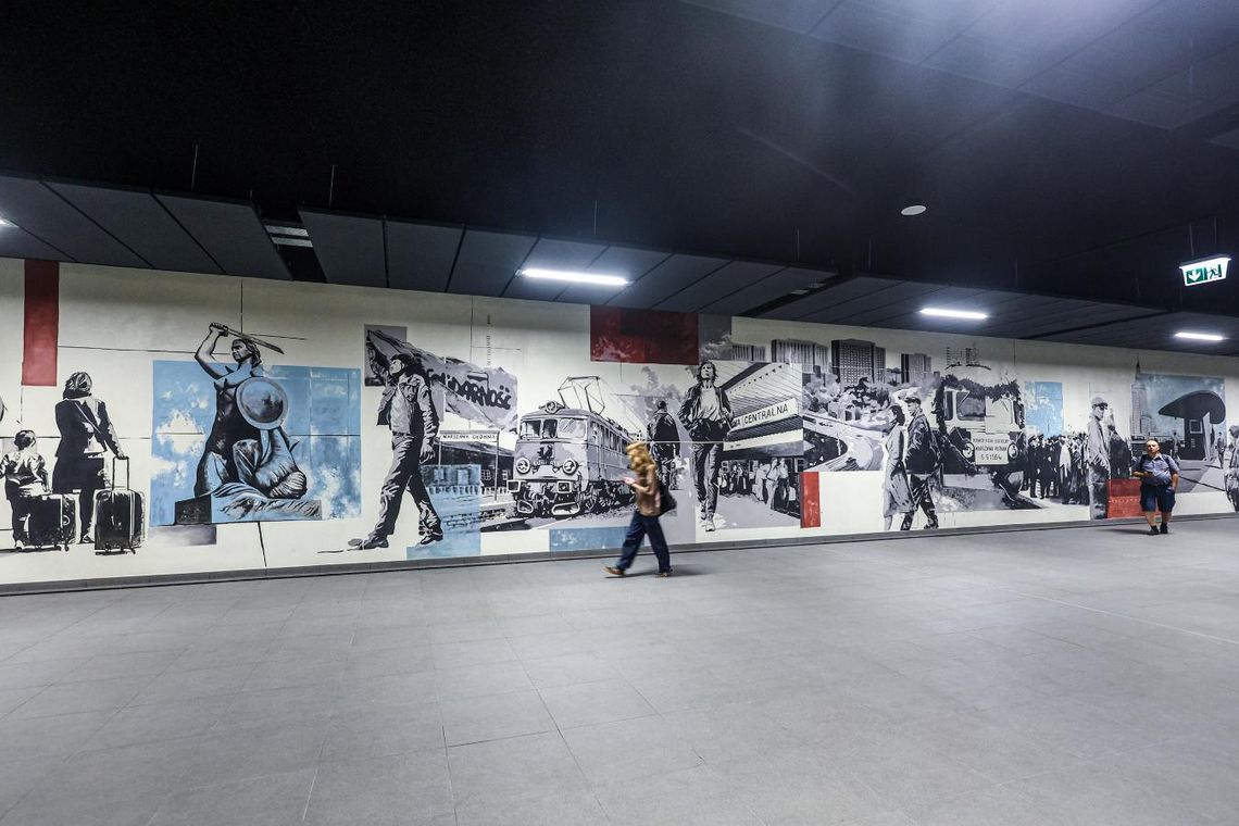Nowy tunel na stacji Warszawa Gdańska otwarty Nowy tunel na stacji Warszawa Gdańska otwarty