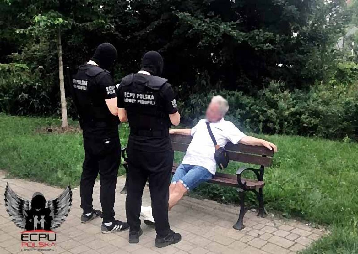 Obywatelskie zatrzymanie podejrzanego o pedofilię w Parku Żeromskiego
