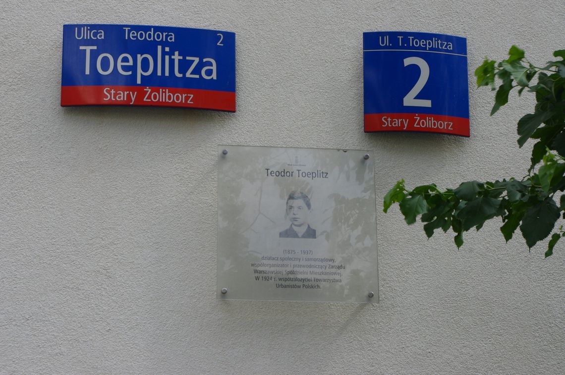 Patroni żoliborskich ulic: Teodor Toeplitz