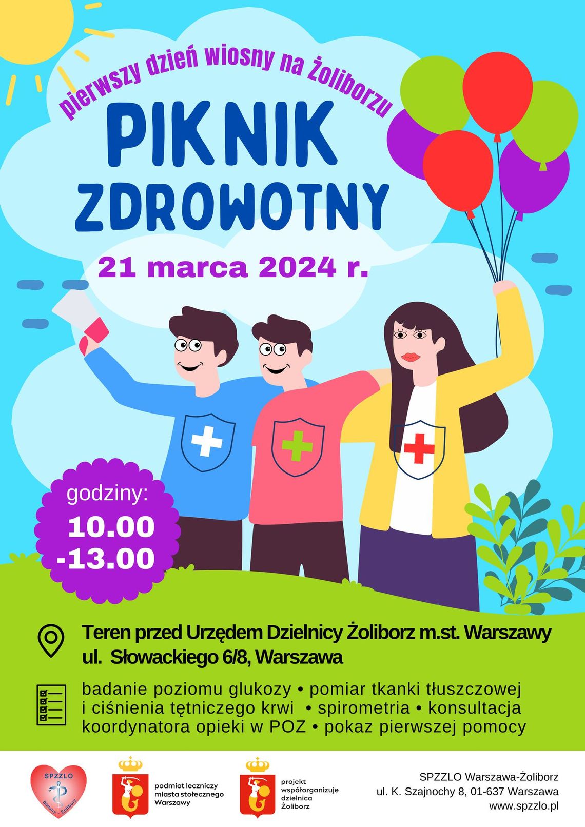 Piknik zdrowotny – pierwszy dzień wiosny na Żoliborzu