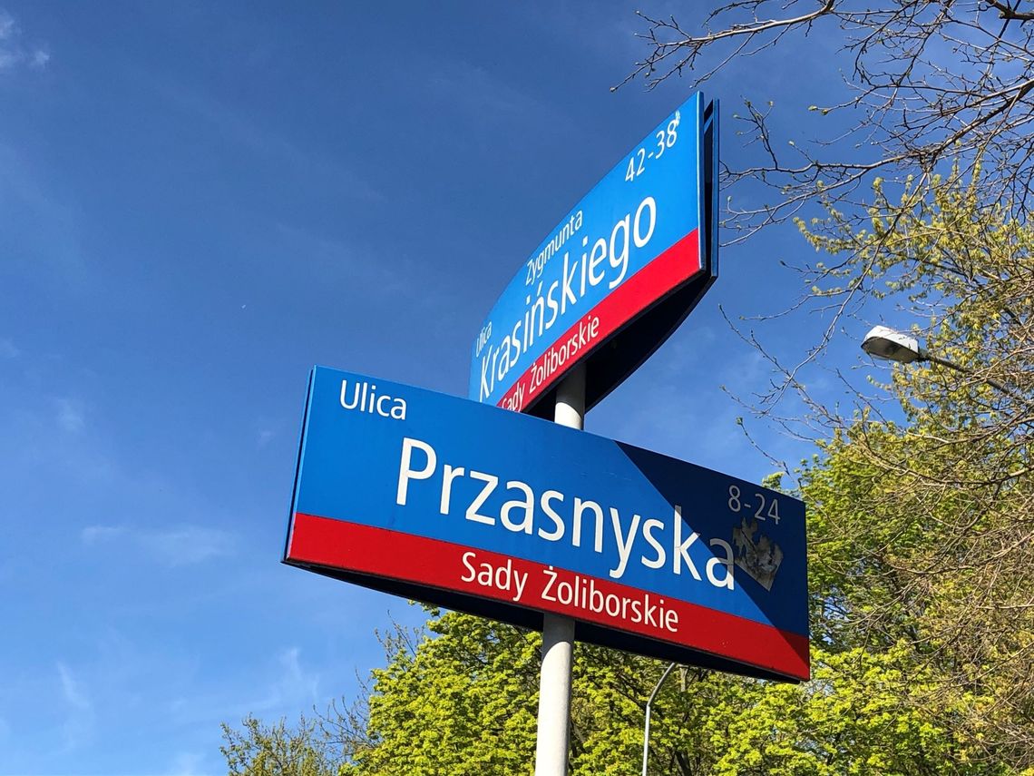 Rondo zamiast skrzyżowania u zbiegu ulic Krasińskiego z Przasnyską