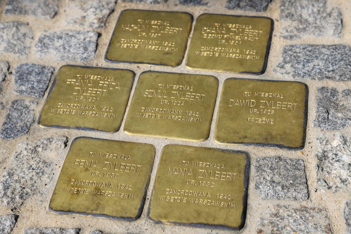 Siedem Kamieni Pamięci dla rodziny Zylbertów