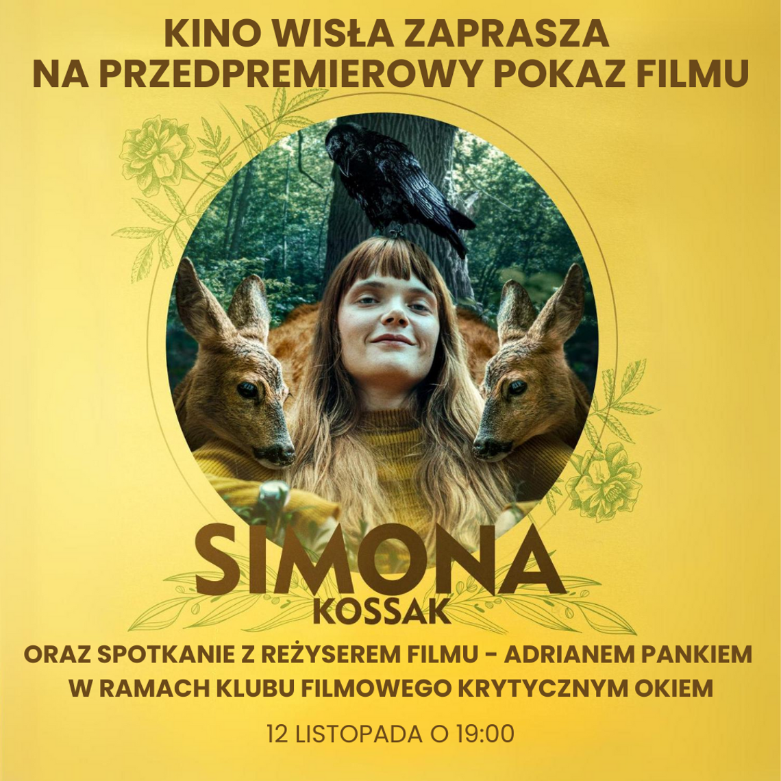 "Simona Kossak" - pokaz przedpremierowy w Kinie Wisła