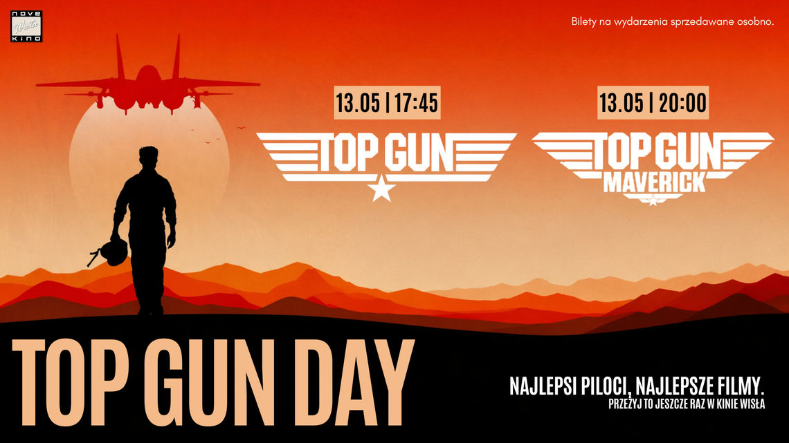 „Top Gun” wraca na wielki ekran. Wyjątkowy maraton filmowy w Kinie Wisła