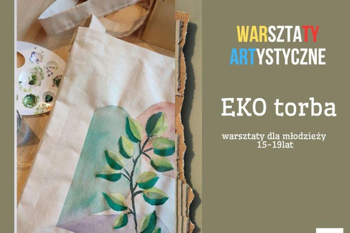 Twórcze popołudnie z ekologiczną torbą – warsztaty dla młodzieży w Bibliotece na Śmiałej