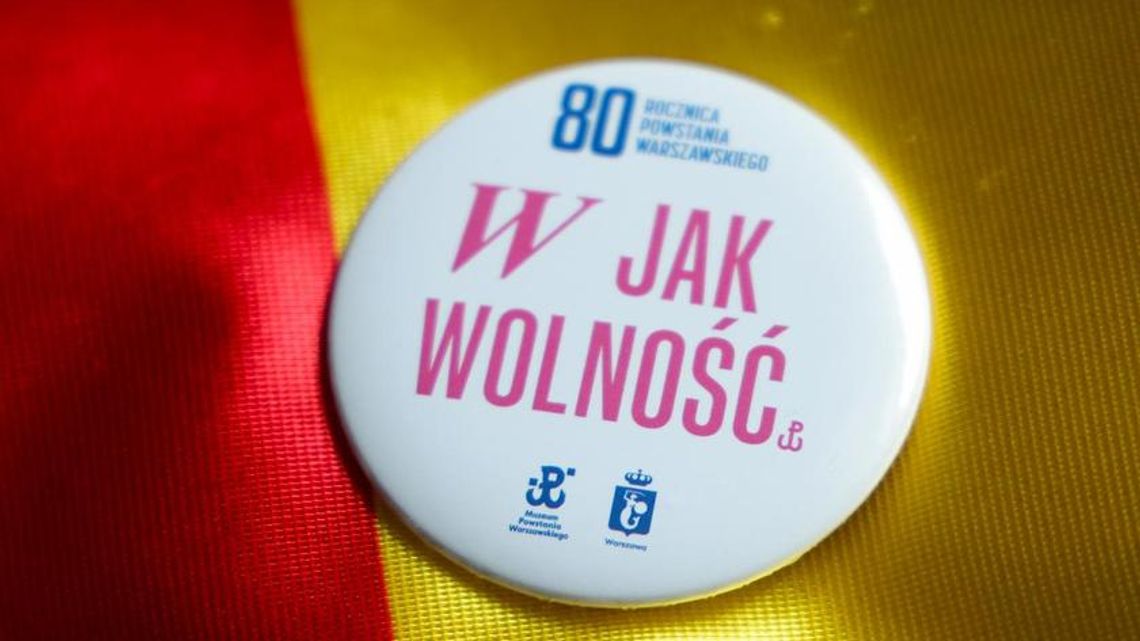 W jak wolność - 60 tysięcy przypinek dla warszawiaków