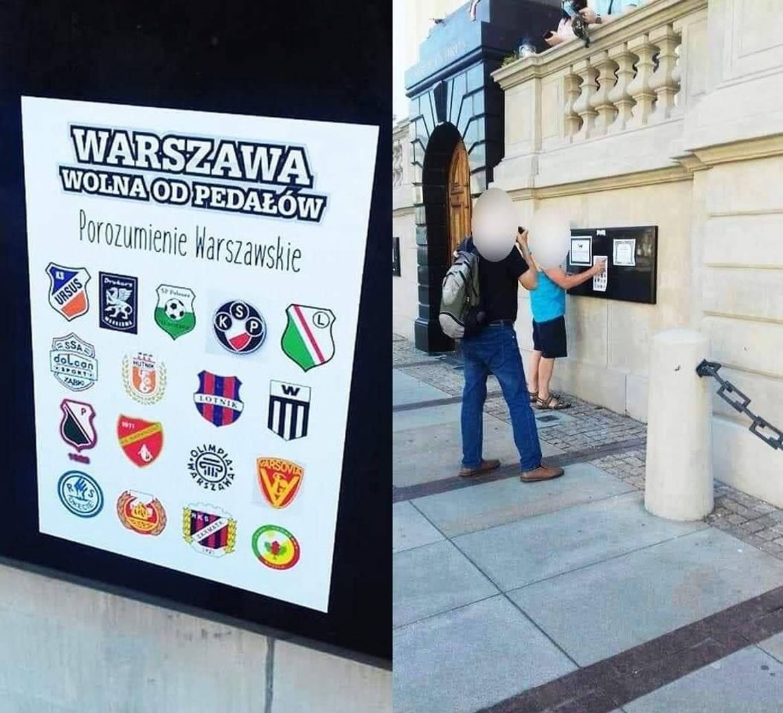 "Warszawa wolna od pedałów" - homofobiczny tytuł plakatu