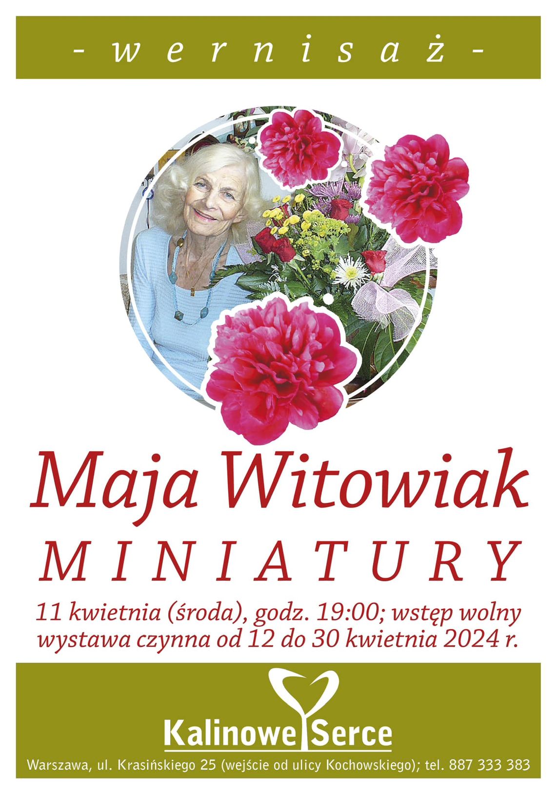 Wernisaż wystawy miniatur Mai Witkowiak