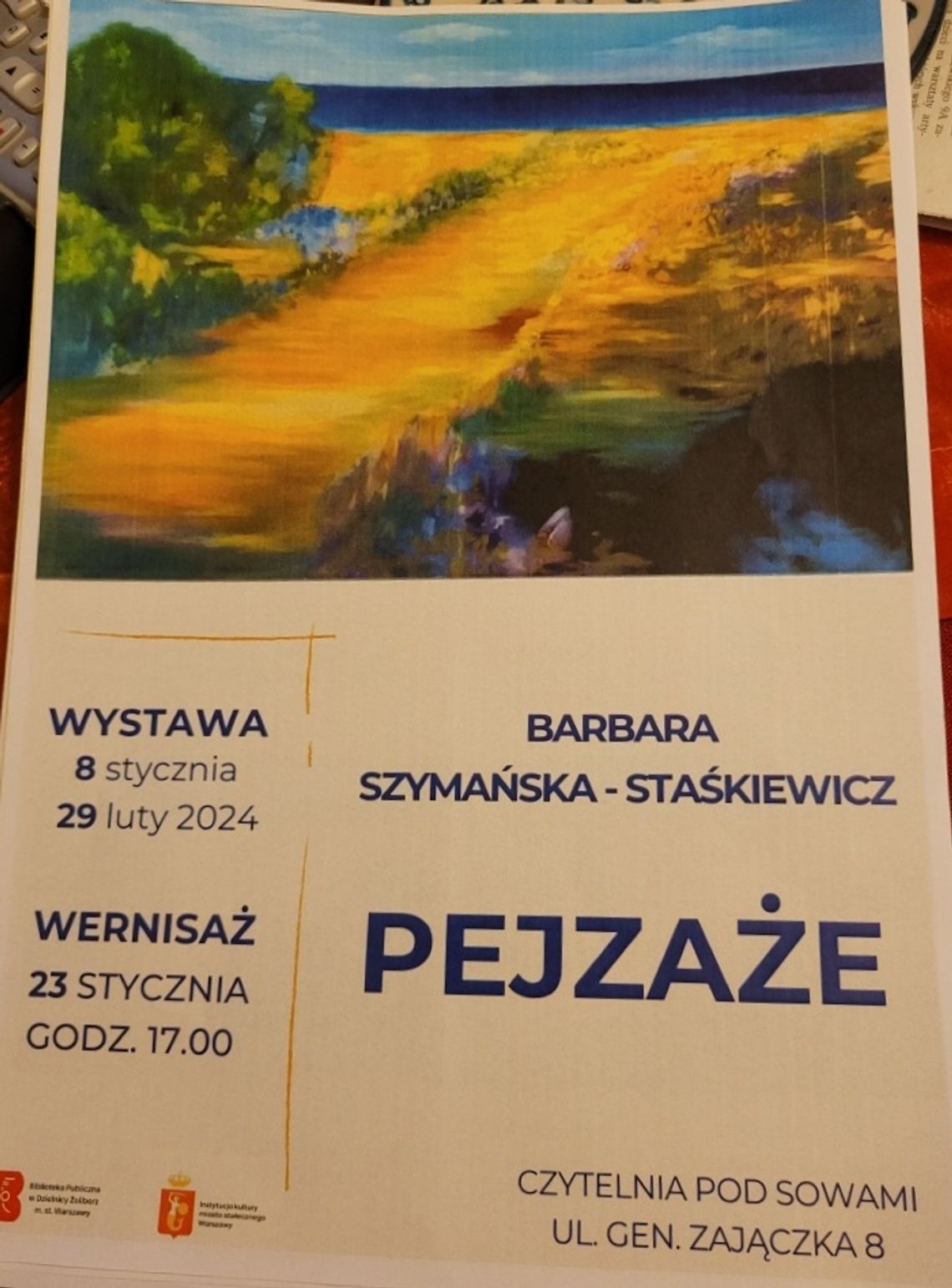 Wystawa malarstwa Barbary Szymańskiej -Staśkiewicz