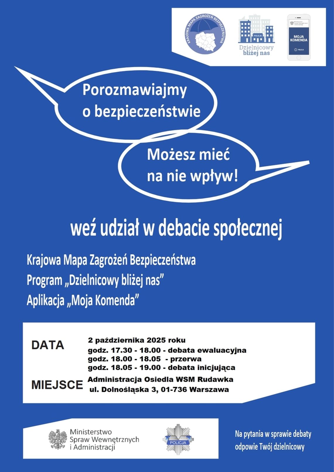 Zaproszenie na debatę społeczną