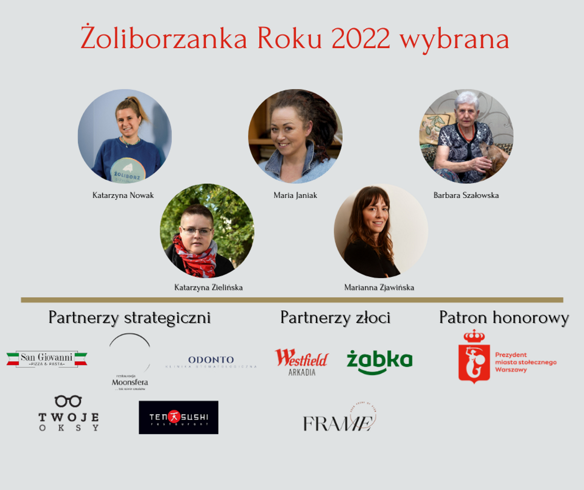 Żoliborzanka Roku 2022 wybrana!