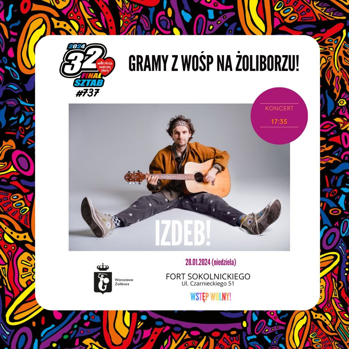 Paweł Izdebski - izdeb na żoliborskim finale WOŚP Paweł Izdebski - izdeb na żoliborskim finale WOŚP