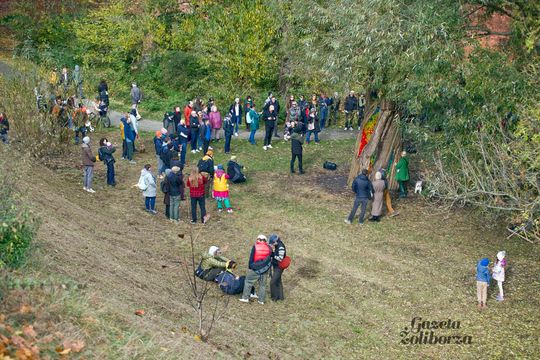 Rzeźba "Wierzba" Jana Sajdaka - wielkie otwarcie 