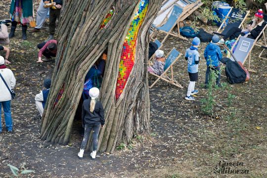 Rzeźba "Wierzba" Jana Sajdaka - wielkie otwarcie 