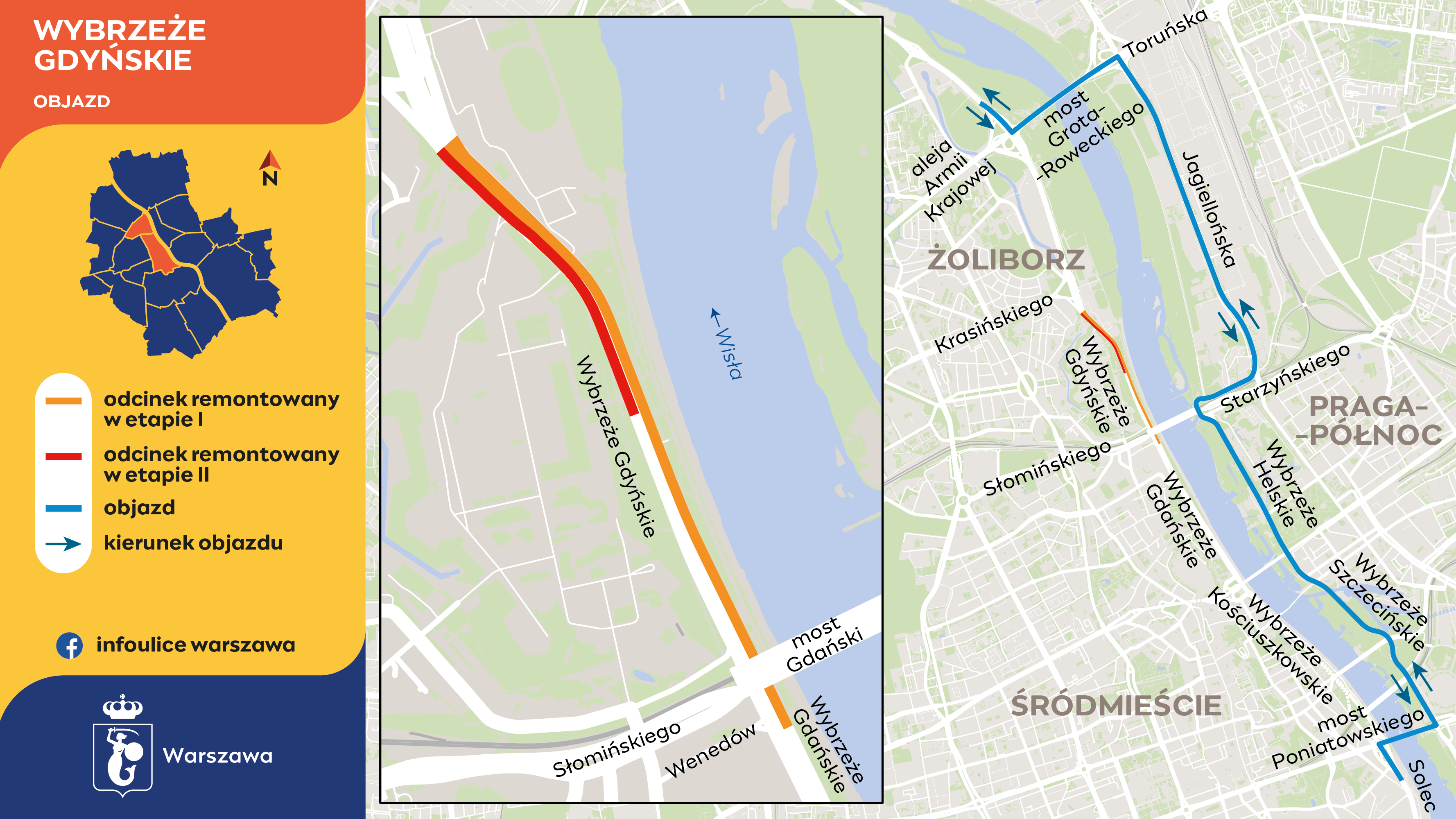 W piątek, 4 lipca, o godzinie 22:00 rozpoczął się pierwszy etap remontu Wisłostrady w rejonie Cytadeli. Drogowcy wymienią nawierzchnię, wzmocnią podbudowę i zamontują nowe krawężniki. Prace będą prowadzone etapami, a kierowców czekają zmiany w organizacji ruchu oraz objazdy. Całość modernizacji ma zakończyć się przed początkiem września.